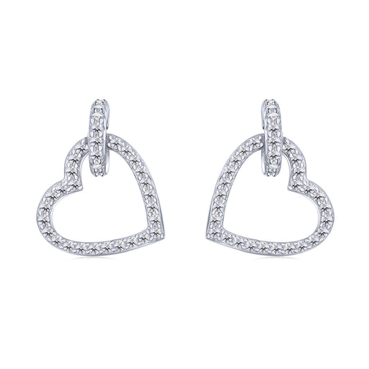 [Luck&Love]Dainty Heart Shape Earrings