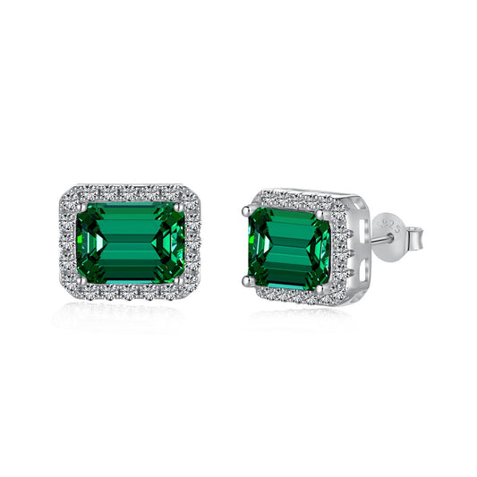 [Luck&Love]Luxurious Dainty Emerald Cut Banquet Earrings