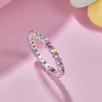 [Luck&Love]Dazzling Resplendent Round Cut Party Ring