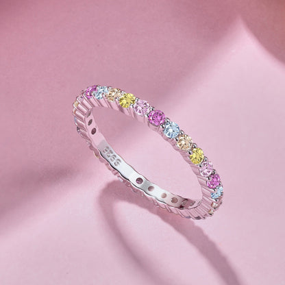 [Luck&Love]Elegant Vivid Round Cut Daily Ring