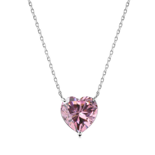 [Luck&Love]6.0 carat Radiant Heart Shape Necklace