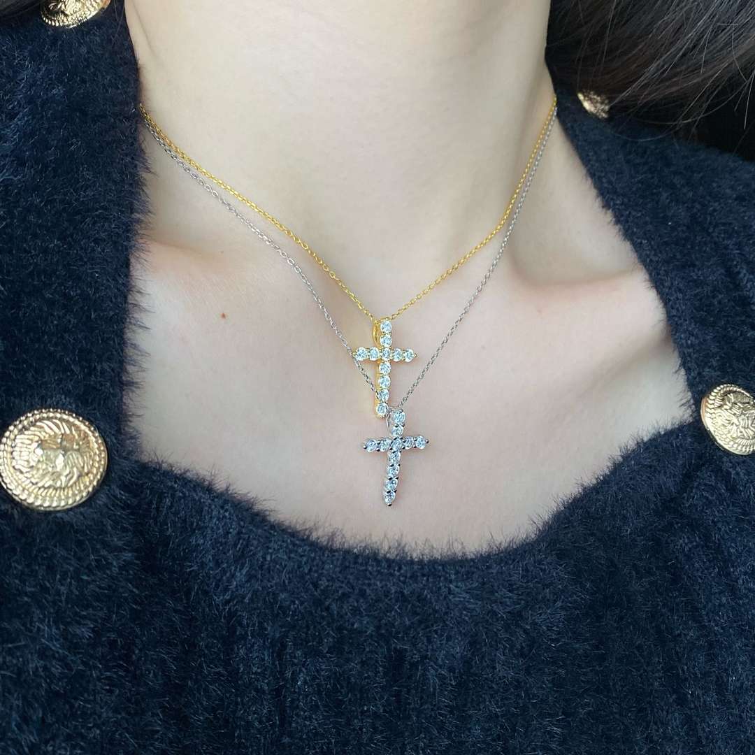 [Luck&Love]Unique Cross Shape Necklace