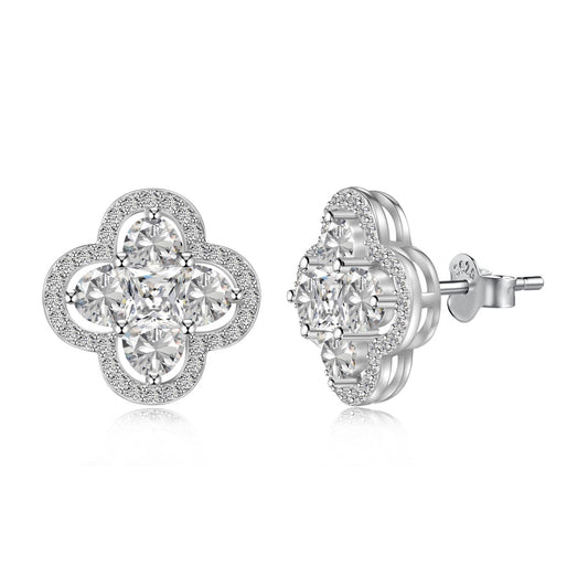 [Luck&Love]Lucky Four-Leaf Clover Exquisite Earrings