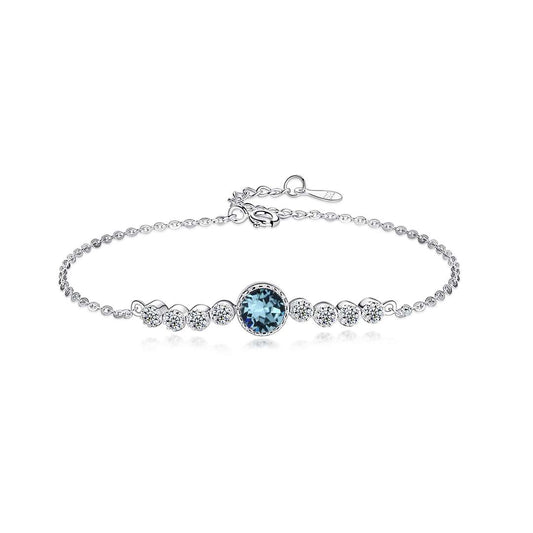 [Luck&Love]Luxurious Heart Of The Ocean Bracelet