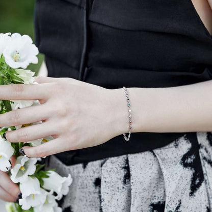 [Luck&Love]Colorful Bead Array Bracelet