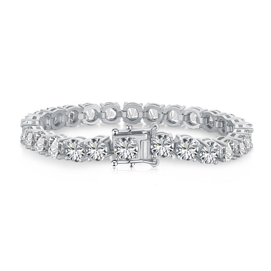 [Luck&Love]0.75 Carat Dazzling Round Cut Wedding Bracelet