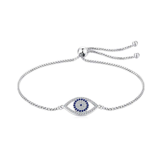 [Luck&Love]Dazzling Eye Shape Necklace