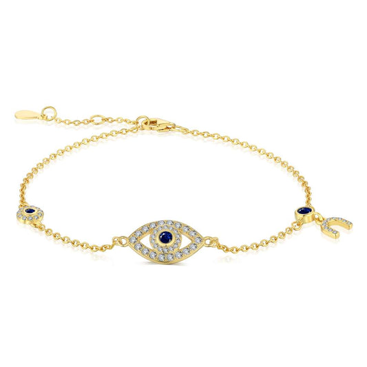 [Luck&Love]Dainty Eye Shape Necklace