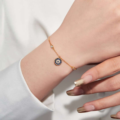 [Luck&Love]Devil's Eye Round Shape Bracelet