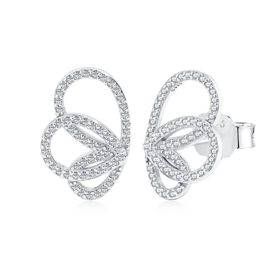 [Luck&Love]Exquisite Butterfly Shape Earrings