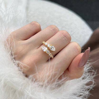 [Luck&Love]Delicate Lively Snake Shape Daily Ring