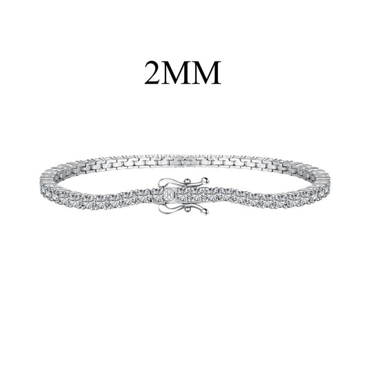 [Luck&Love]Dazzling Exquisite Round Cut Daily Bracelet