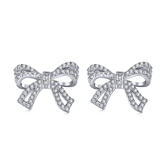 [Luck&Love]Dainty Bow Shape Earrings